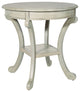 Vermont Accent Table, Antique Graystone