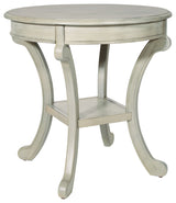 Vermont Accent Table, Antique Graystone