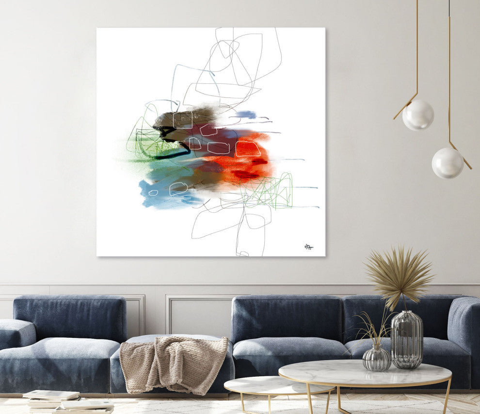 Loving Life I - 72 x 72 by Lisa Ridgers