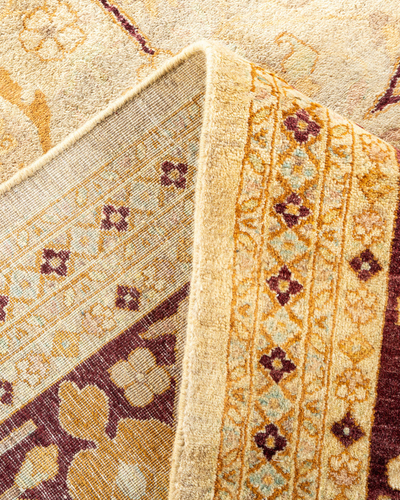 Mogul, One-of-a-Kind Hand-Knotted Area Rug Ivory, 8' 2" x 10' 4"