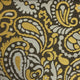 Harley Paisley Jacquard Upholstery Fabric, Golden