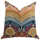 Ikat Anika Luxury Throw Pillow, 20"x36" King