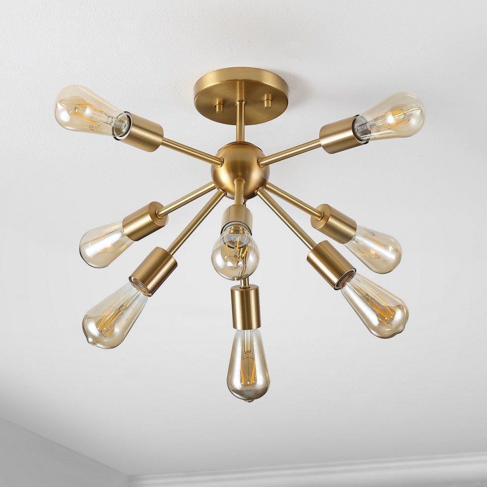 Safavieh Gannet Flush Mount Brass Gold