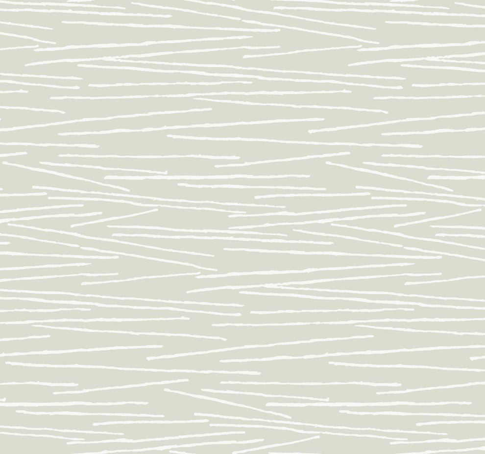 Soft Green Line Horizon Wallpaper