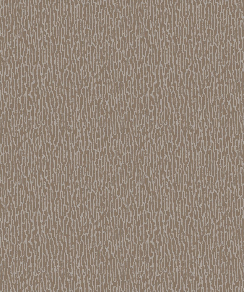 Natural Faux 2, Geometric Stone Wood Wallpaper, Light Brown, Roll, 21"x33'