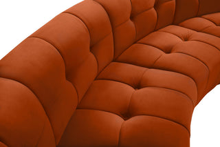 Limitless Velvet Upholstered 13-Piece Modular Sectional, Cognac