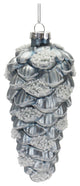 Beaded Glass Pinecone Ornament, 12-Piece Set