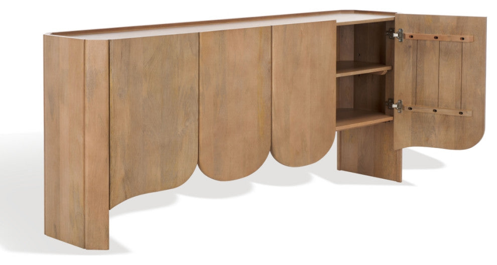 Safavieh Couture Howie 4 Door Wood Sideboard, Natural