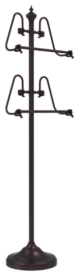 Foor Standing 49" Towel Stand, Antique Bronze