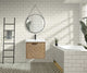 Ari Kitchen and Bath Carlsbad 24" Floating Bathroom Vanity Weathered Fi