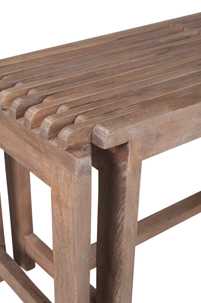 Remi Solid Wood Extendable Bench by East at Main, Sand
