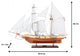 Harvey Museum-quality Fully Assembled Wooden Model Ship