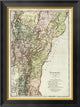 "Vermont, 1797" Framed Canvas Giclee by Daniel Friedrich Sotzmann, 20"x26"