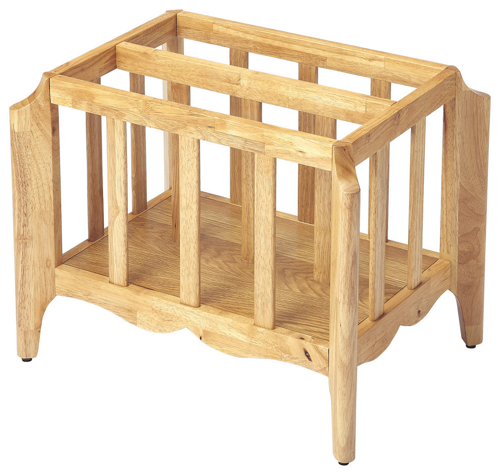 Butler Wilshire Natural Mango Magazine Basket