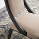 Side Dining Chair, Set of 2, Beige, Fabric