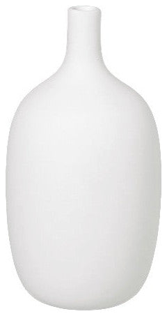 Ceola Vase Ceramic 4X8, White