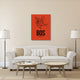 "BOS Boston Airport Orange" Fine Art Print