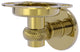 Continental Toothbrush Holder With Twist Accents, Unlacquered Brass