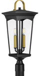 Chatsworth Collection Black 2-Light Post Lantern