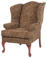 Paisley Wingback Chair, Coco