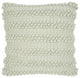20" Mint Green Striped Throw Pillow With Texture