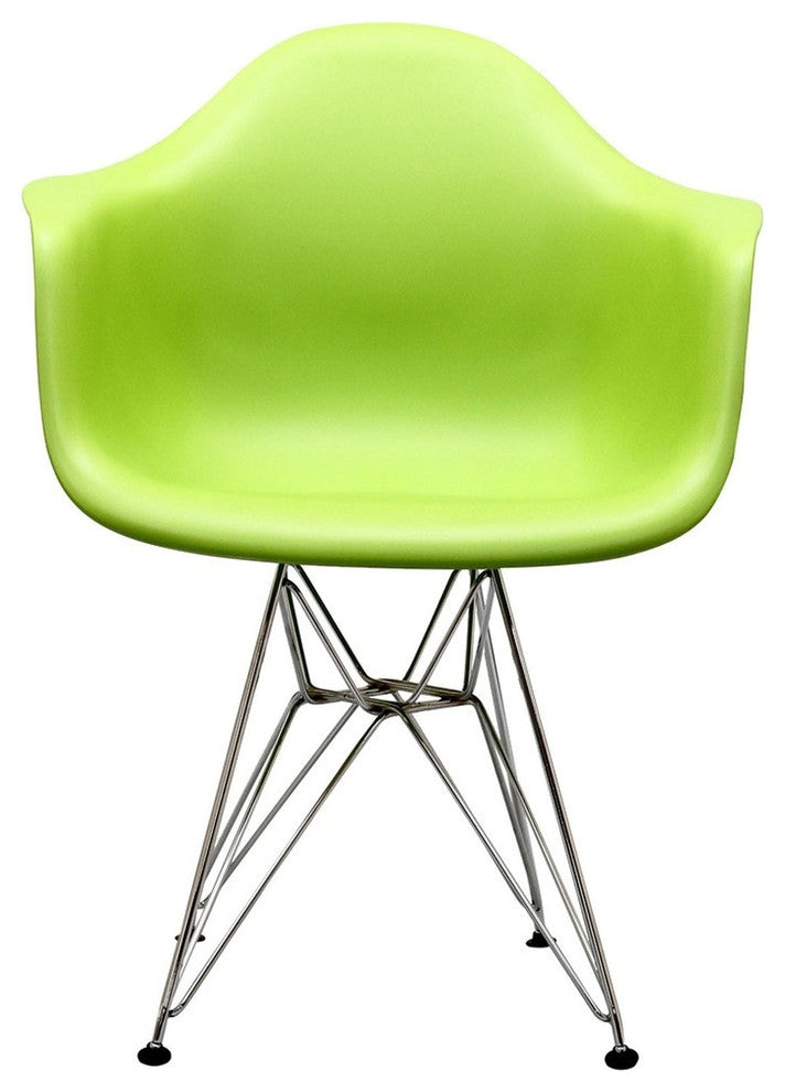 Modern Contemporary Kitchen Dining Armchair Green