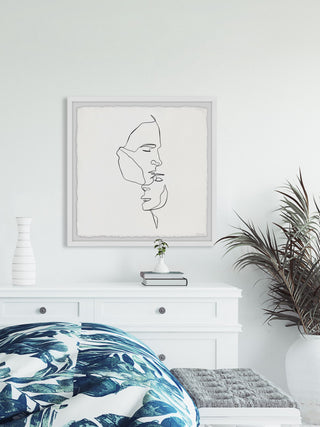 "Warm Embrace" Framed Painting Print, 32x32