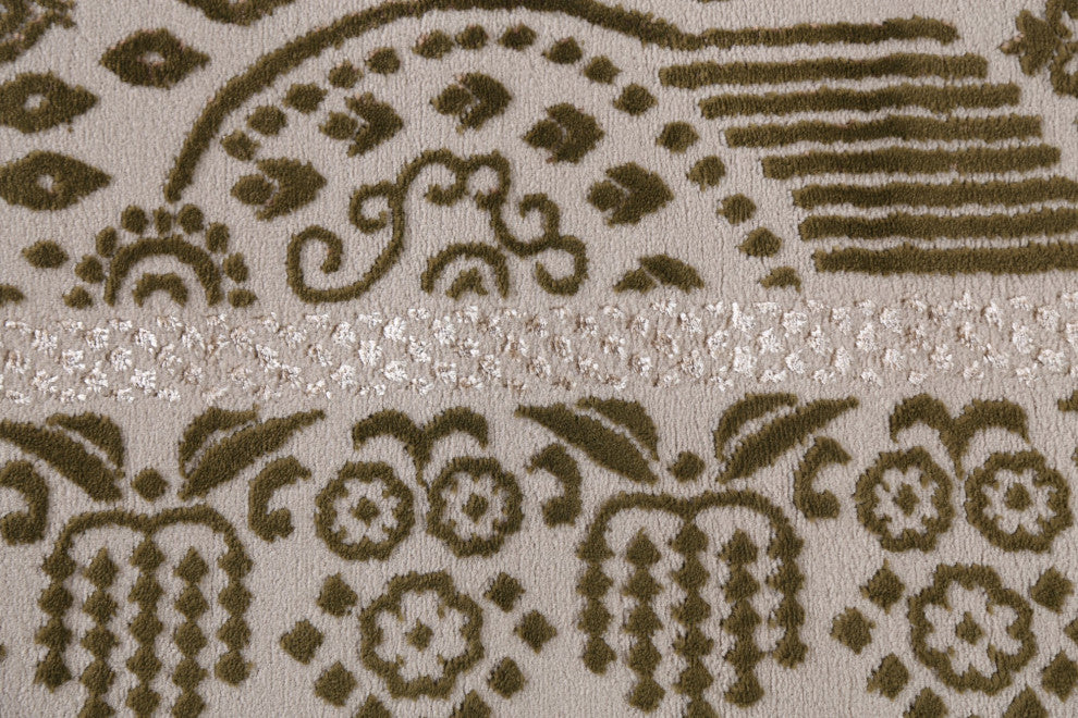 Turkish Geometric Damask Transitional Oriental Rug Home Decor Carpet 8x10