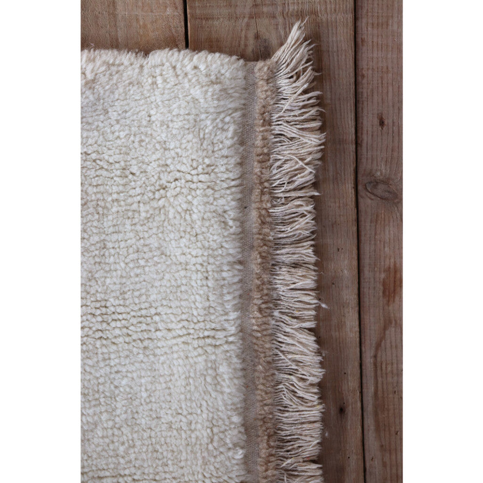 Lorena Canals Sheep of the World Woolable Area Rug Steppe | Sheep White
