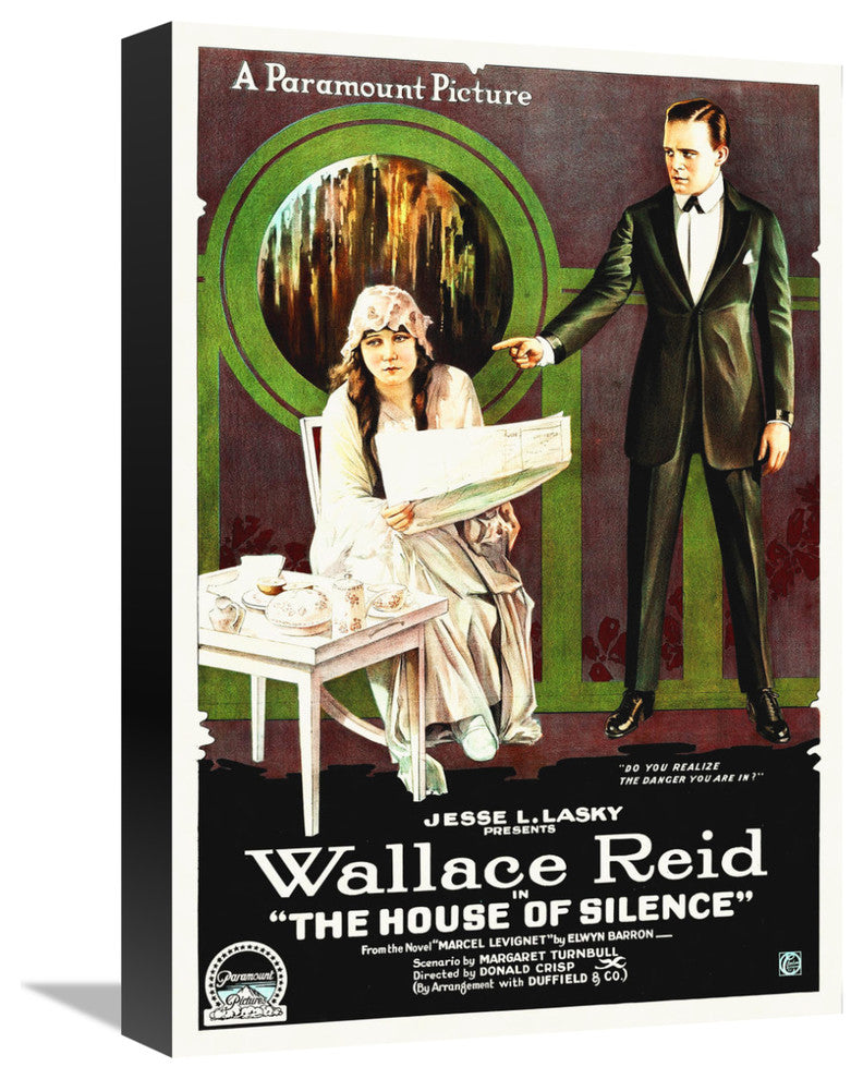 "The House of Silence" Canvas by Hollywood Photo Archive, 12x18"