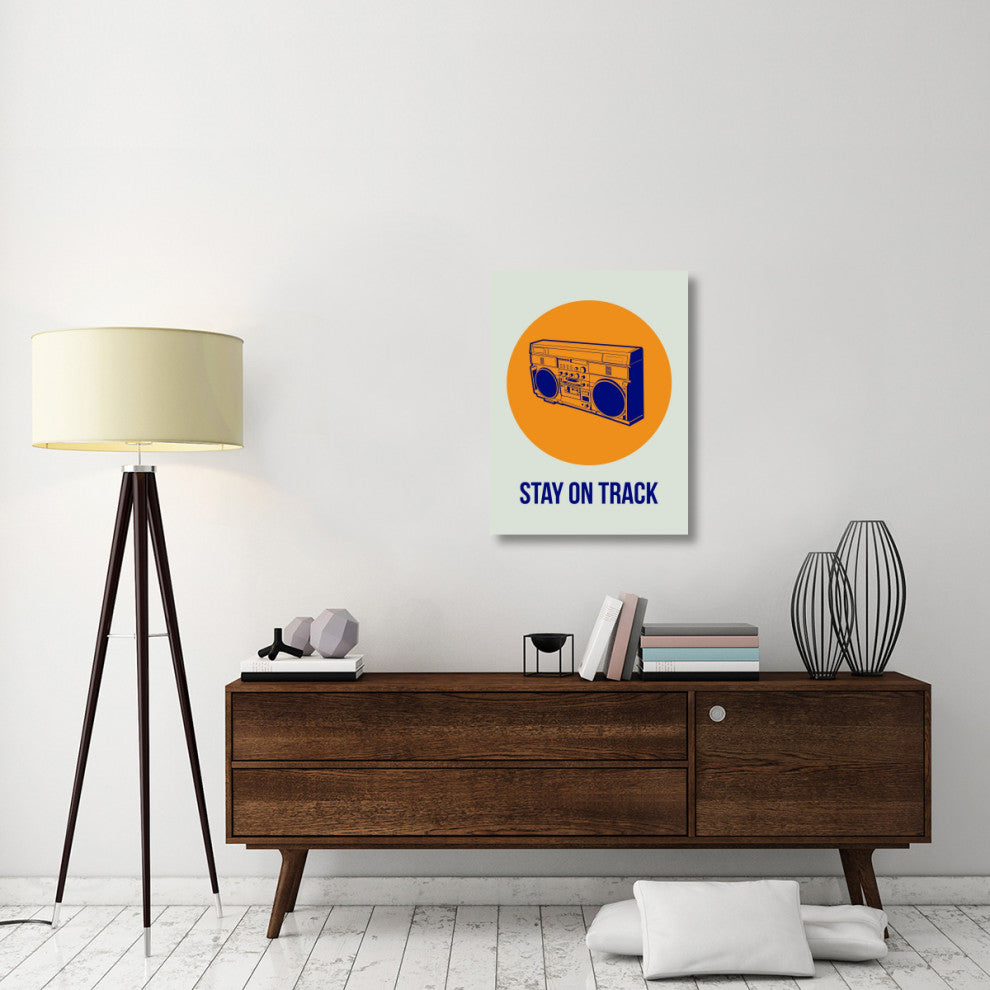 "Stay On Track BoomBox 1" Fine Art Print