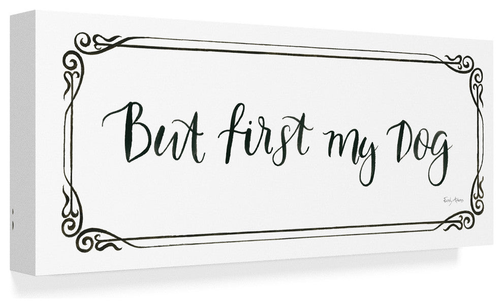 Emily Adams 'Furry Fashion Friends Viii' Canvas Art, 32"x14"