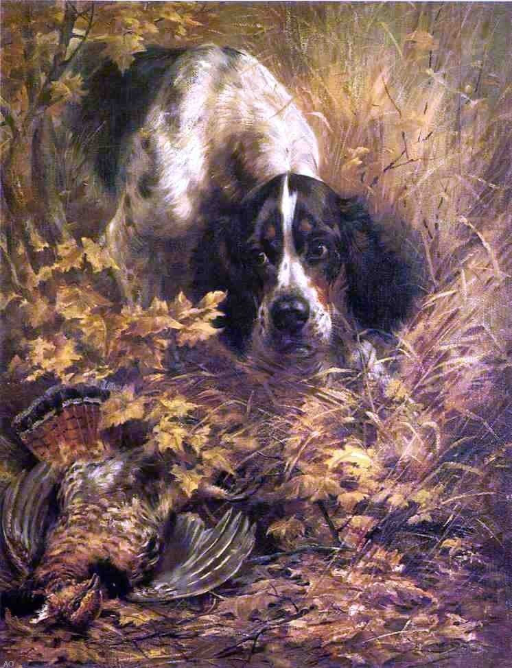 Edmond H Osthaus Retrieving, 21"x28" Wall Decal