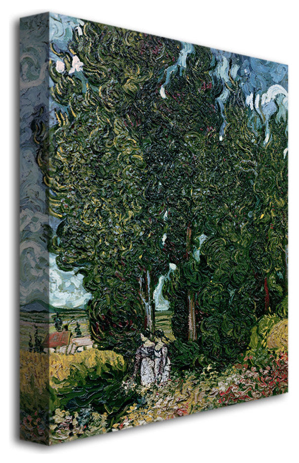 'The Cypresses' Canvas Art by Vincent van Gogh