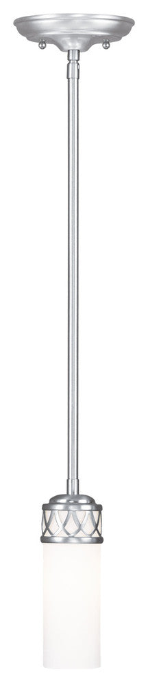 Livex Lighting 1 Light Brushed Nickel Pendant - 4720-91