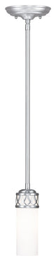 Livex Lighting 1 Light Brushed Nickel Pendant - 4720-91