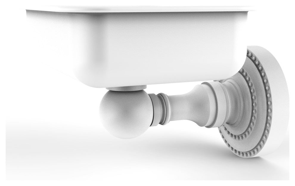 Dottingham Wall Mounted Soap Dish, Matte White
