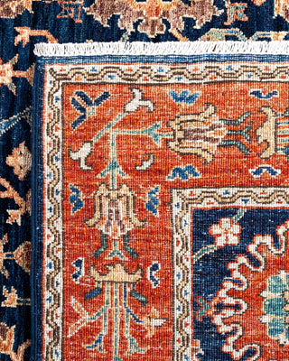 Serapi One-of-a-Kind Hand-Knotted Area Rug Blue, 6' 2" x 9' 1"