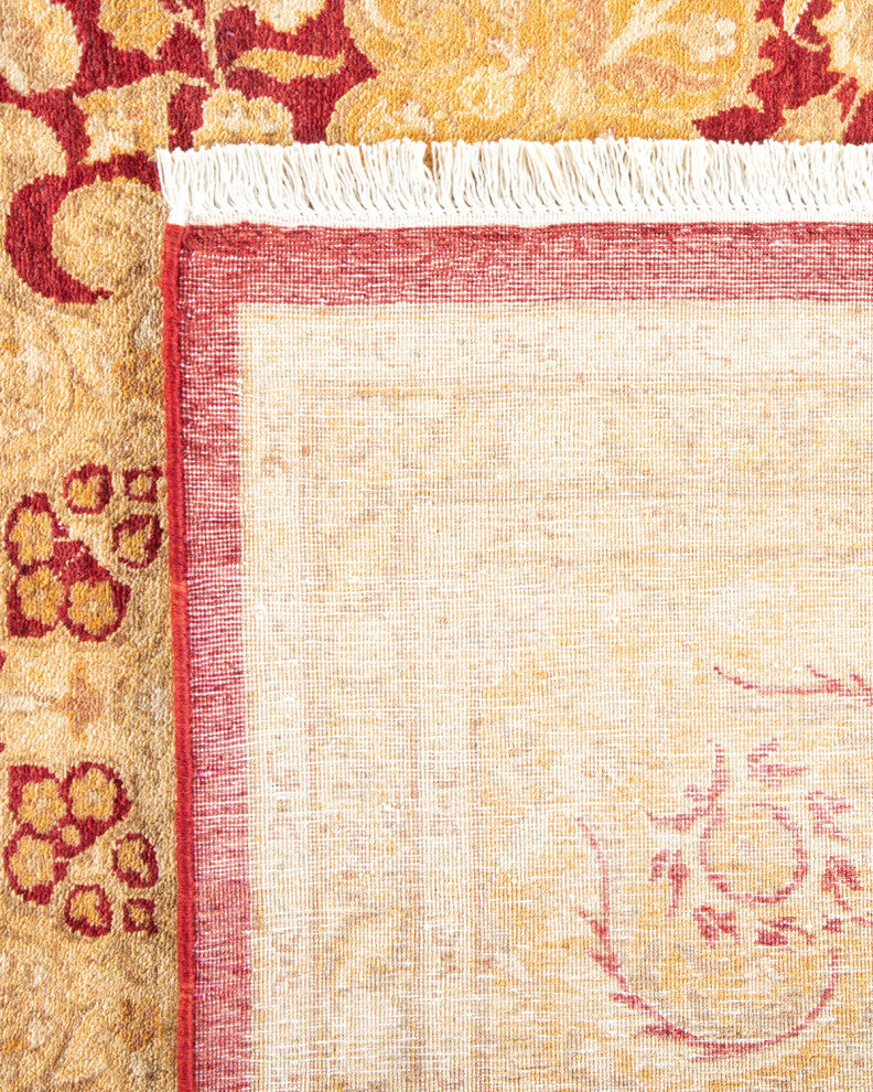 Mariah, One-of-a-Kind Hand-Knotted Area Rug Orange, 8'2"x10'6"