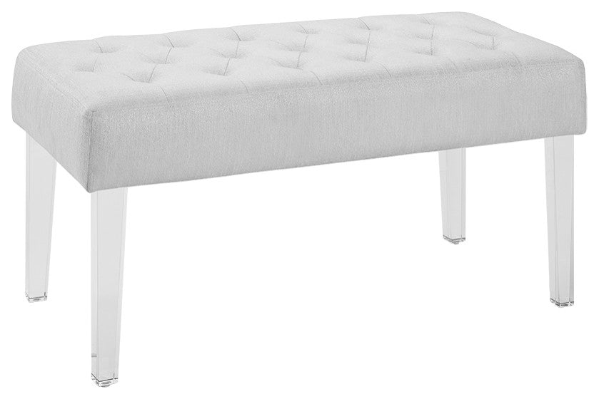 Ella Glitz Acrylic Leg Bench
