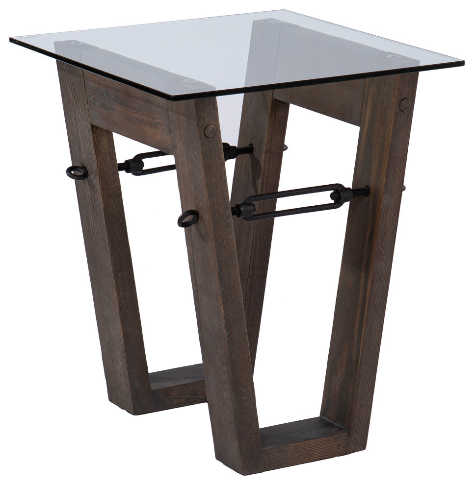 Kian Reclaimed Wood End Table