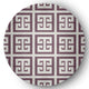 Greek Key Patterned Chenille Rug