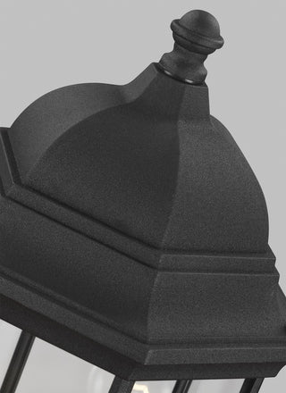 Generation Lighting Lighting 1-Light Outdoor Post Lantern, Black