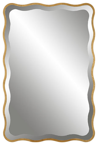 Uttermost 09827 Aneta Gold Scalloped Mirror