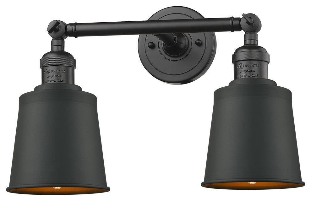 2-Light Addison Bath Fixture, Oil Rubbed Bronze