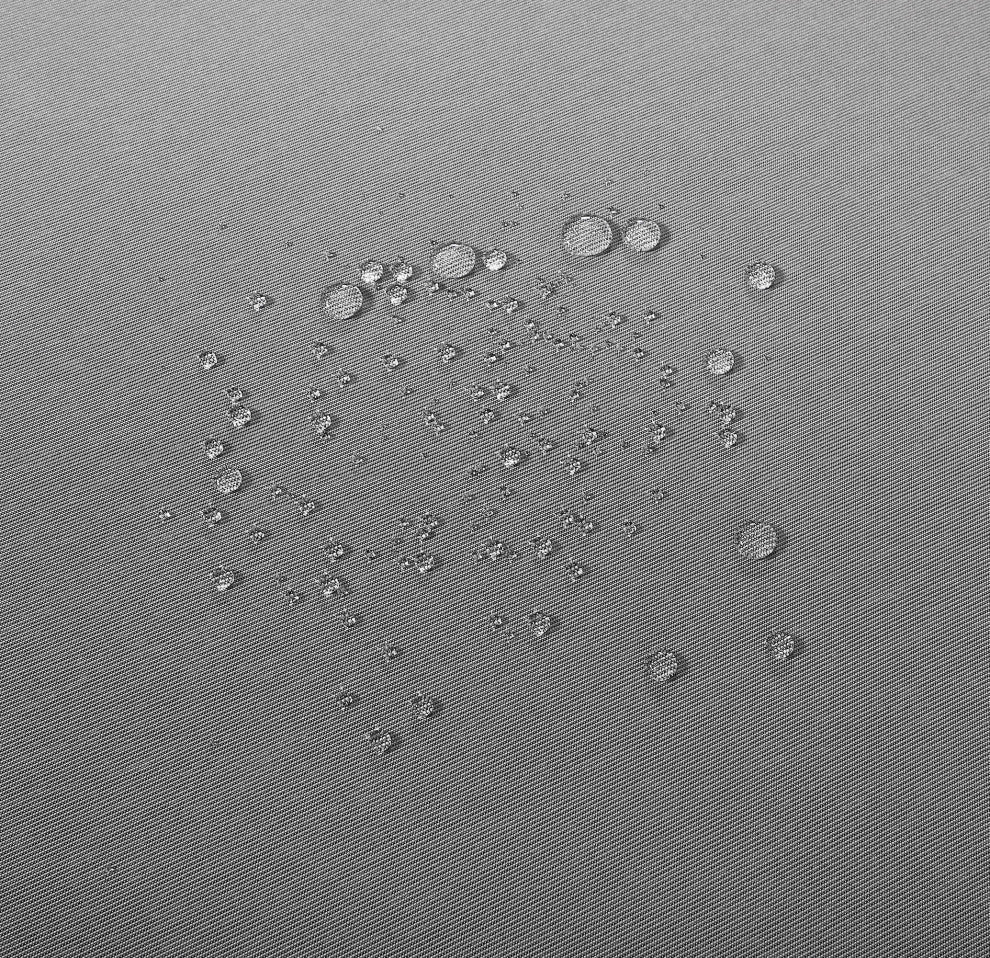 Nizuc Water Resistant Patio Modular Straight Sofa, Gray, 3-Piece: 1 Armless Chair, 2 Corner Chair, Dark Gray Aluminum Frame