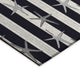 Indoor/Outdoor Seabreeze SZ12 Black Machine Washable 1'8" x 2'6" Rug
