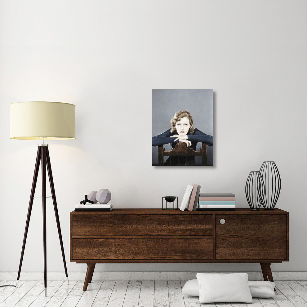"Greta Garbo" Stretched Canvas Giclee by Hollywood Photo Archive, 24"x30"