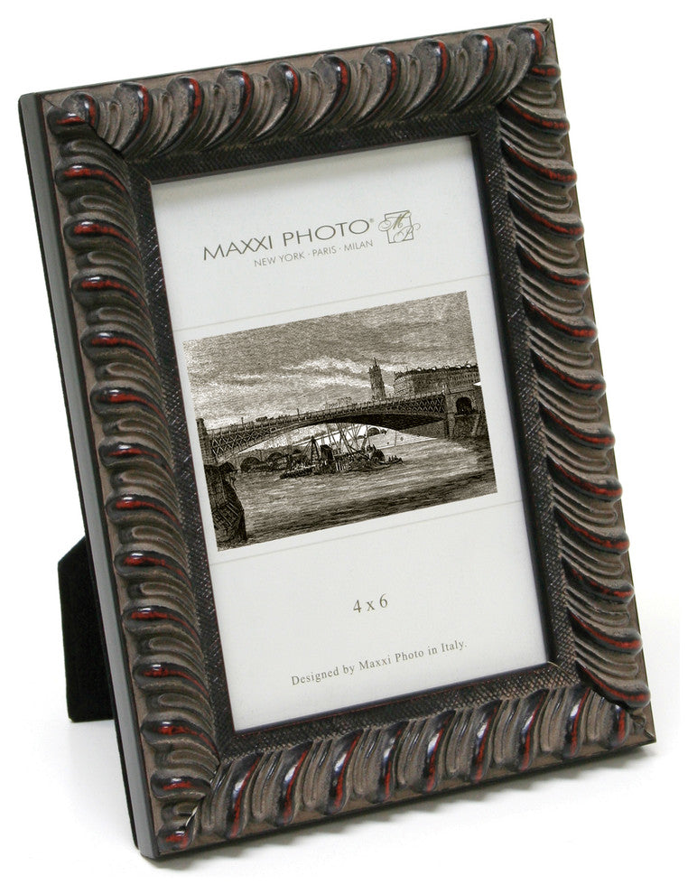 Casa Bella Antique Frame, Mahogany Leaf, 5"x7"