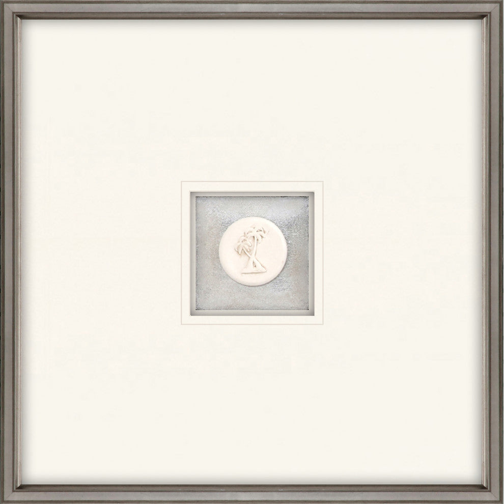 Palm Trees Intaglio Artwork